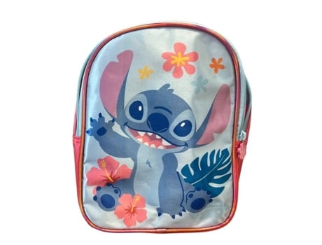 Mochila Unissexo Eurobaq Stitch Leve Ideal Azul (h 25 Cm)