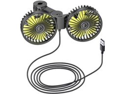 Ventilador Elétrico Portátil Usb, 12-24v, Para Uso Em Escritório,