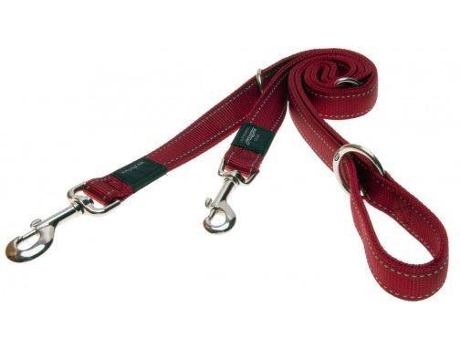 Trela para Cães  Lumberjack (Vermelho - 160 x 2 cm - Nylon)