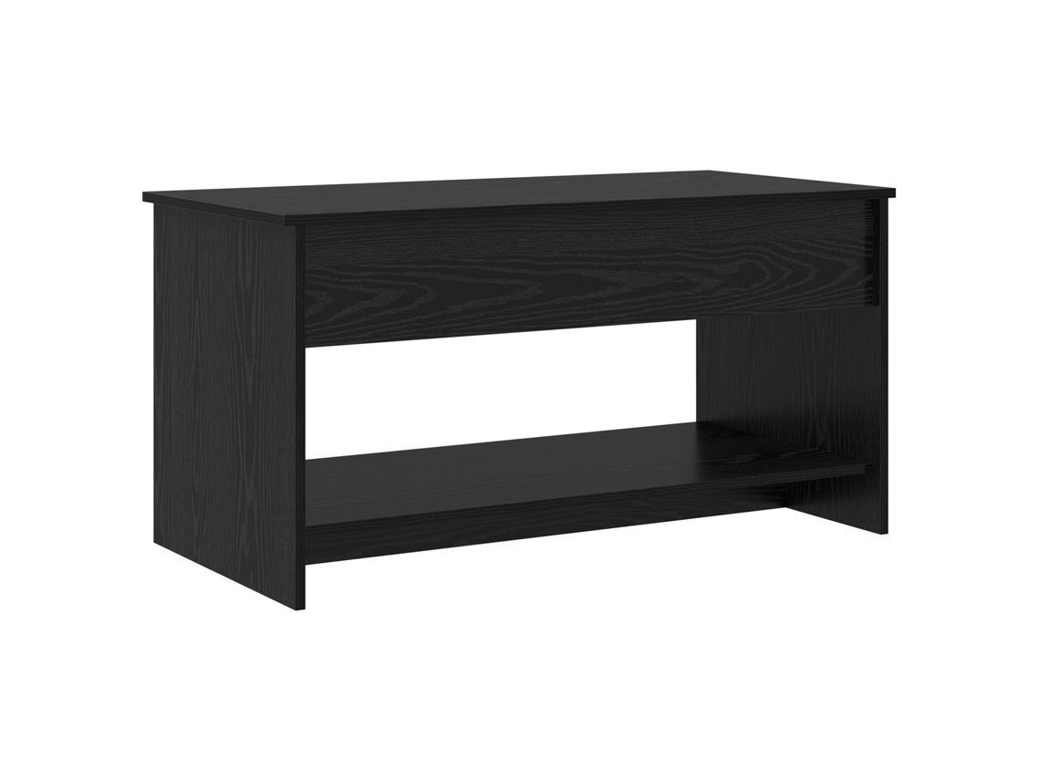 Conjunto 1 Mesa De Centro Vidaxl Preto Derivados De Madeira (80 X 50,5 X 41,5 Cm)