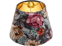 Abajur Com Estampa Floral, Acessório Decorativo Para Luminária De Mesa De Estilo Elegante.