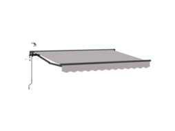 Conjunto 1 Sombra Externa Vidaxl Cinzento-claro Alumínio (3 X 2,5 M)