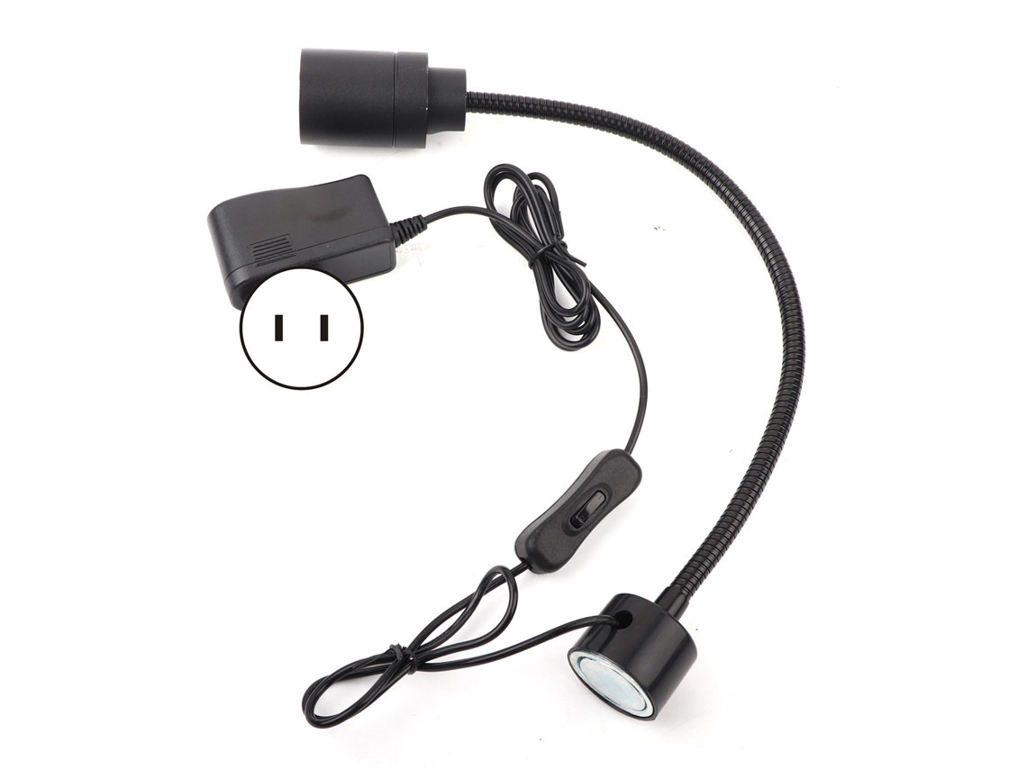 Lâmpada de trabalho Led flexível com base magnética 7w 800lm para máquinas de costura e ferramentas | S/MARCA