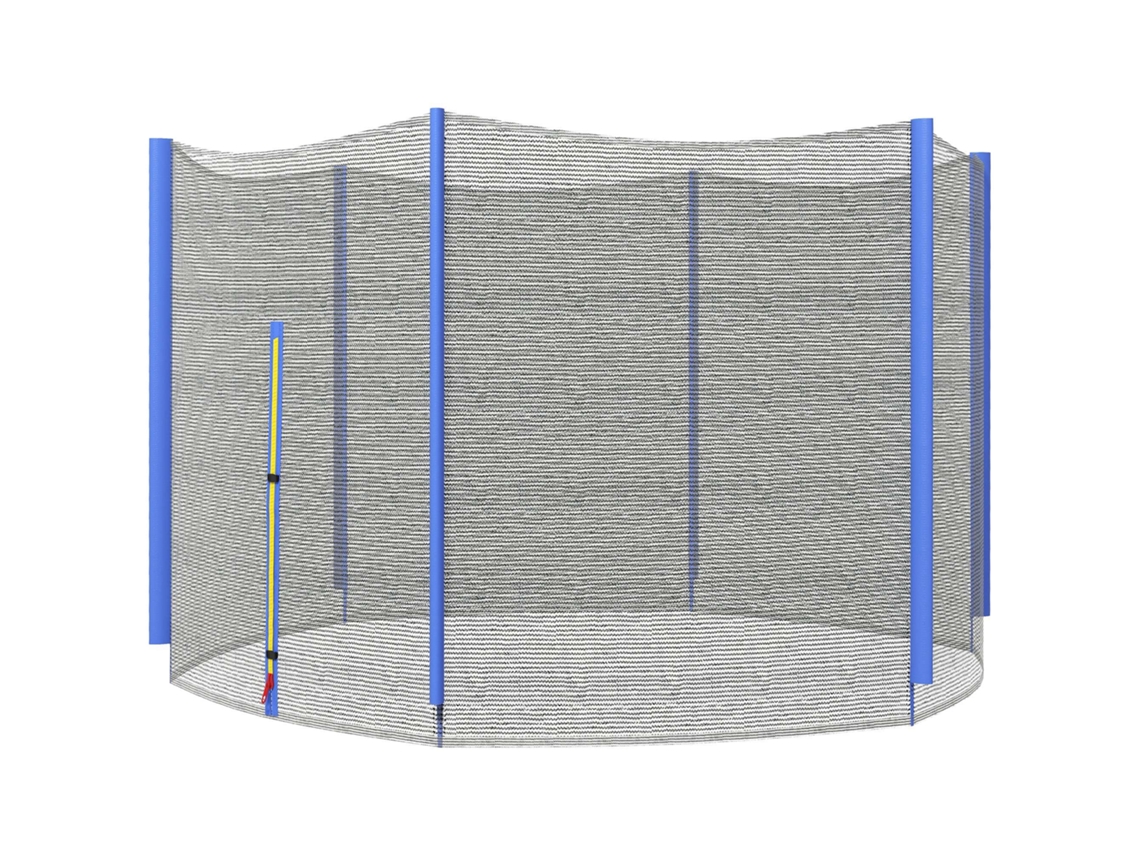 Rede de Substituição SINI TECH STORE para trampolim Ø244cm, com 1 portão com zíper, 6 postes