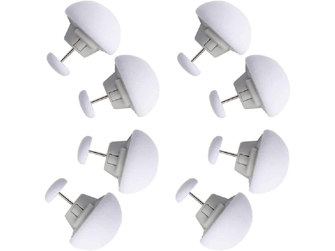Lurelia Suportes Para Lençol Abs Aço Inoxidável Resistente Seguro Grosso Edredom Colcha Cobertor Branco