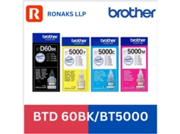 Bt5000 Amarelofrasco De Tinta Brother Btd60 Btd 60 Preto Bt5000 Bt 5000 Ciano Magenta Amarelo