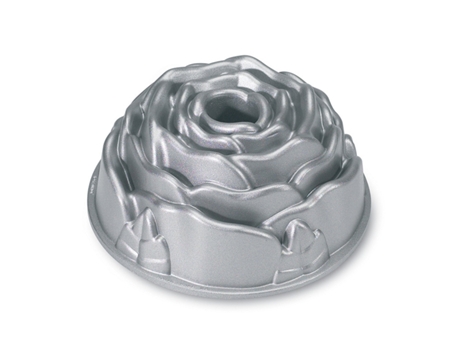 Forma Bundt Nordic Ware Rose Prata