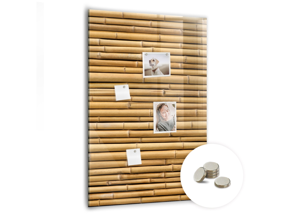 Quadro Magnético De Parede Bambu Para O Quarto Das Crianças Espelharte (70x100 Cm)