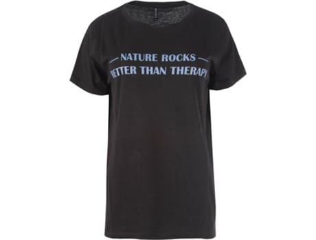 T-shirt De Mulher Desires Dakki Estampado Preto (xs)