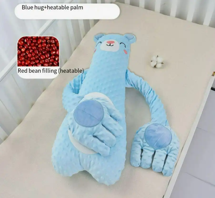 Brinquedo De Consolação Para Dormir A Pancadinhas (68*25cm Aconchego Azul Enchimento De Tubo Macio + Pancadinhas)