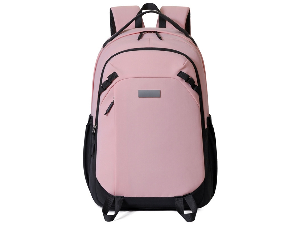 Elysve Mochila Para Laptop De Grande Capacidade, Adequada Para Laptops De 15, 6 Polegadas Rosa