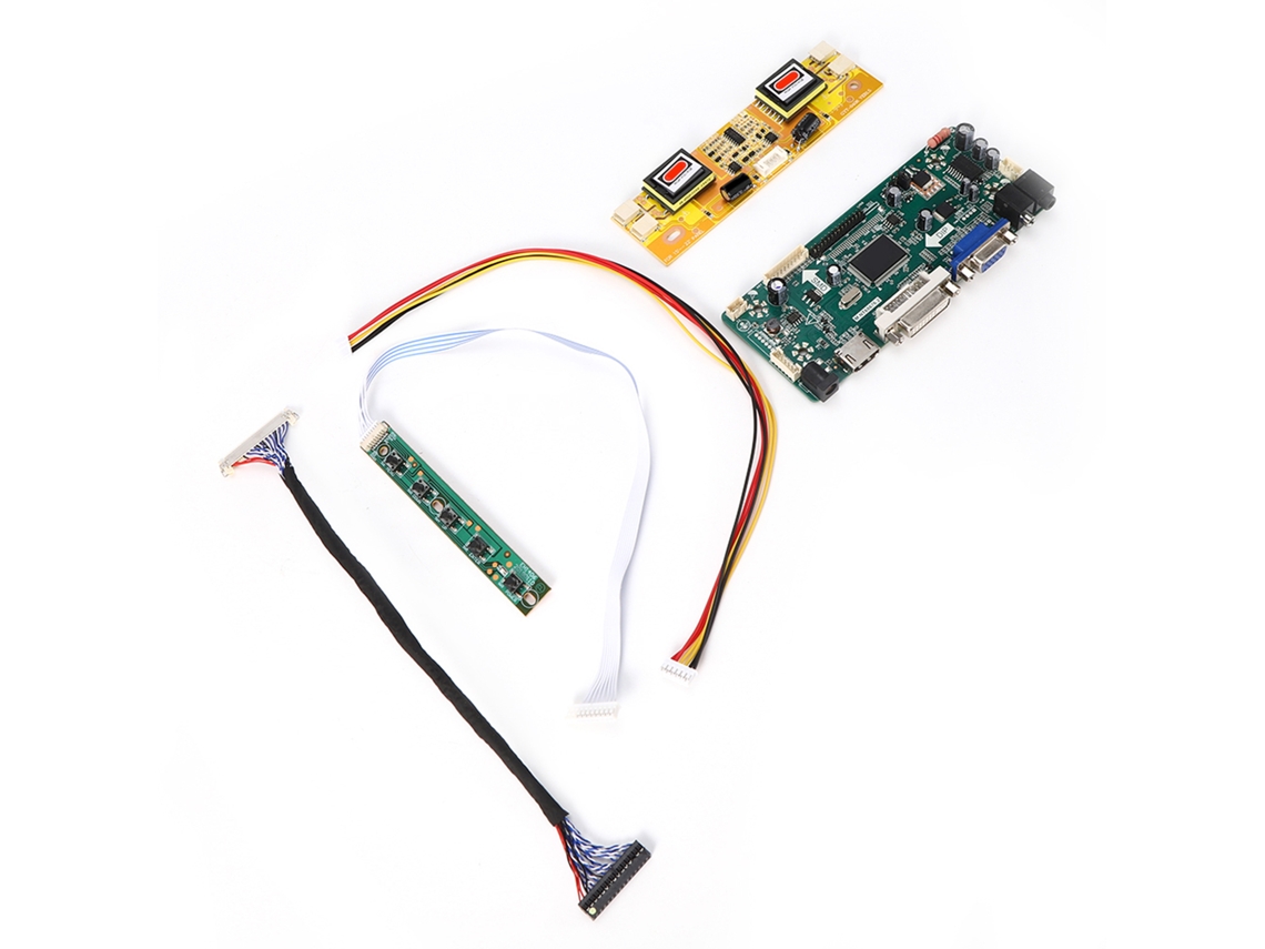 Placa Driver Lcd com Hdd Vga e Dvi