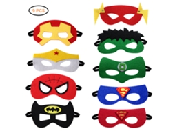 Máscaras De Feltro Super-herói Para Cosplay Festa Halloween