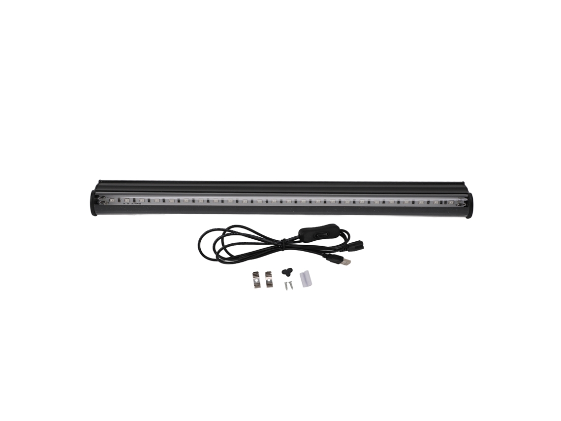 Tubo de Luz Negra Uv 395nm 5w Usb 24leds Potente para Festa Palco Exterior | S/MARCA