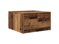 Coffee Table, Coffee Tables Vidaxl Marrom Madeira Processada (70.5 X 70 X 40 Cm)