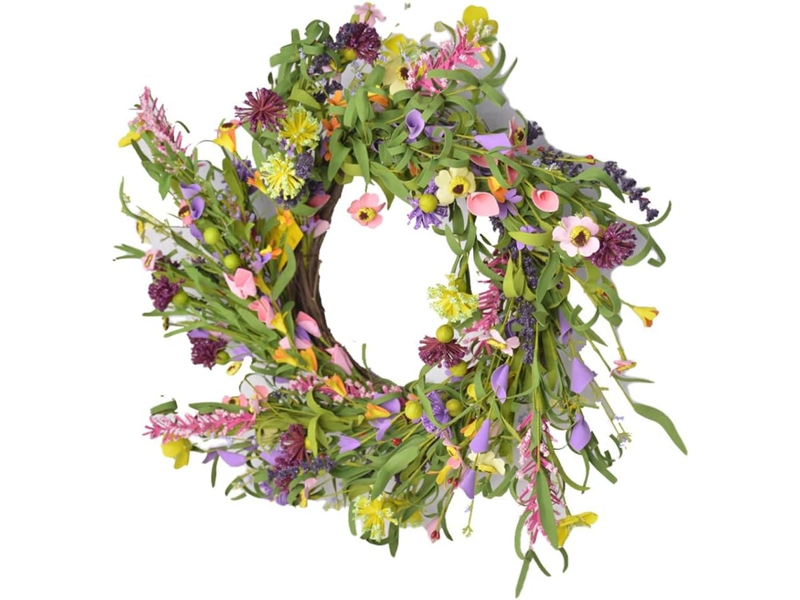 Guirlanda Artificial De 20 Polegadas Para Porta De Entrada, Ideal Para Decoração De Ambientes Intern Gokoco