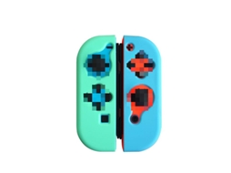 Capa Protetora De Silicone Macio Para Controle Nintendo Switch Oled Ns Joy Con Verde E Azul SUNNY SPACES