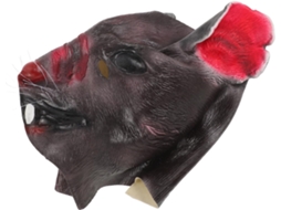 Máscara Realista De Látex Com Cabeça De Rato, Meia Máscara De Animal Para Fantasia, Carnaval E Halloween.