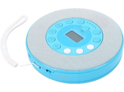 Leitor Cd Portátil Com Alto-falante, Reprodutor De Música Bluetooth Recarregável Com Anti-pulos