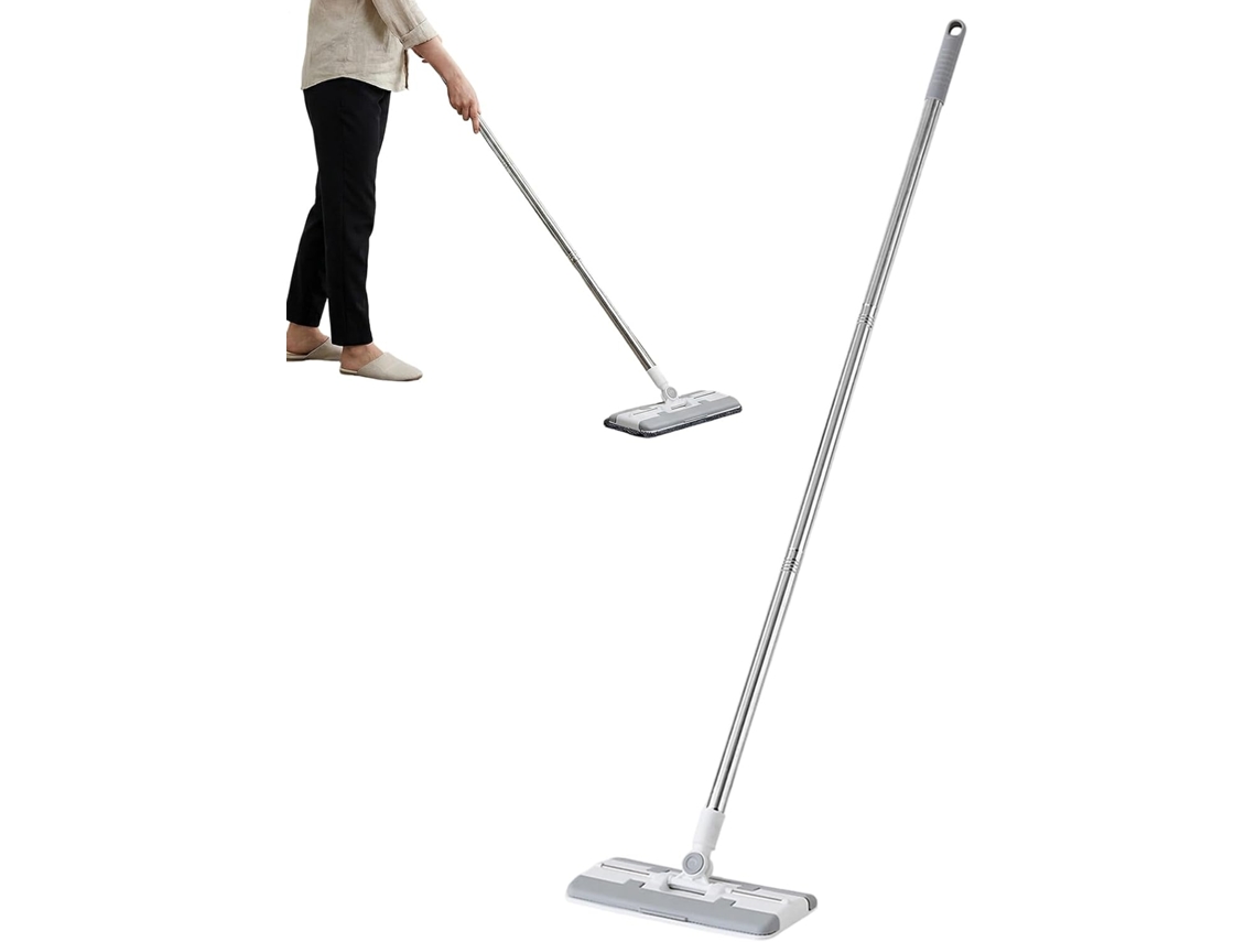 Mop De Limpeza A Pó Com Troca Automática Pano