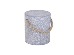 Mesa de apoio Home Esprit Cinzento 40 x 40 x 45 cm