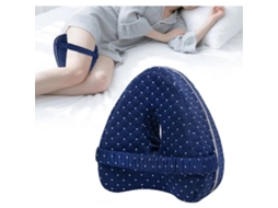 Lurelia Almofada, Espuma Viscoelástica, Ergonómico, Ortopédico, Capa Lavável, Para Dormir De Lado, Azul