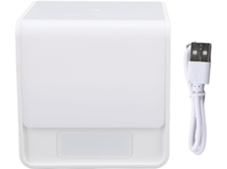 Luminária Noturna Led Em Formato De Cubo, Abajur Cabeceira Com
