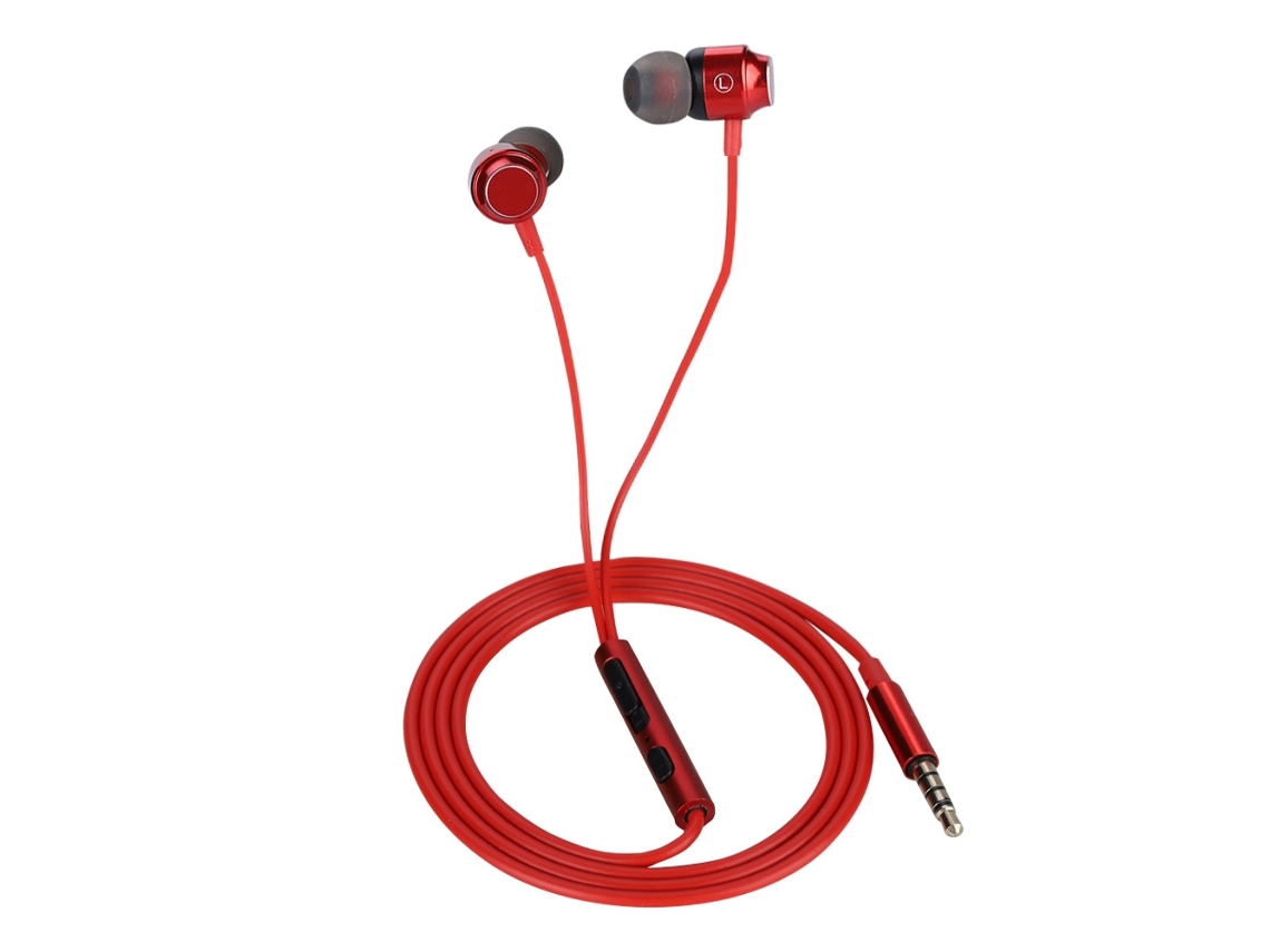 Fones de ouvido intra auriculares com fio magnético e microfone LAXISCREED