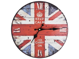Wall Clock, Wall Clocks Vidaxl Multicolor Mdf (30 Cm)