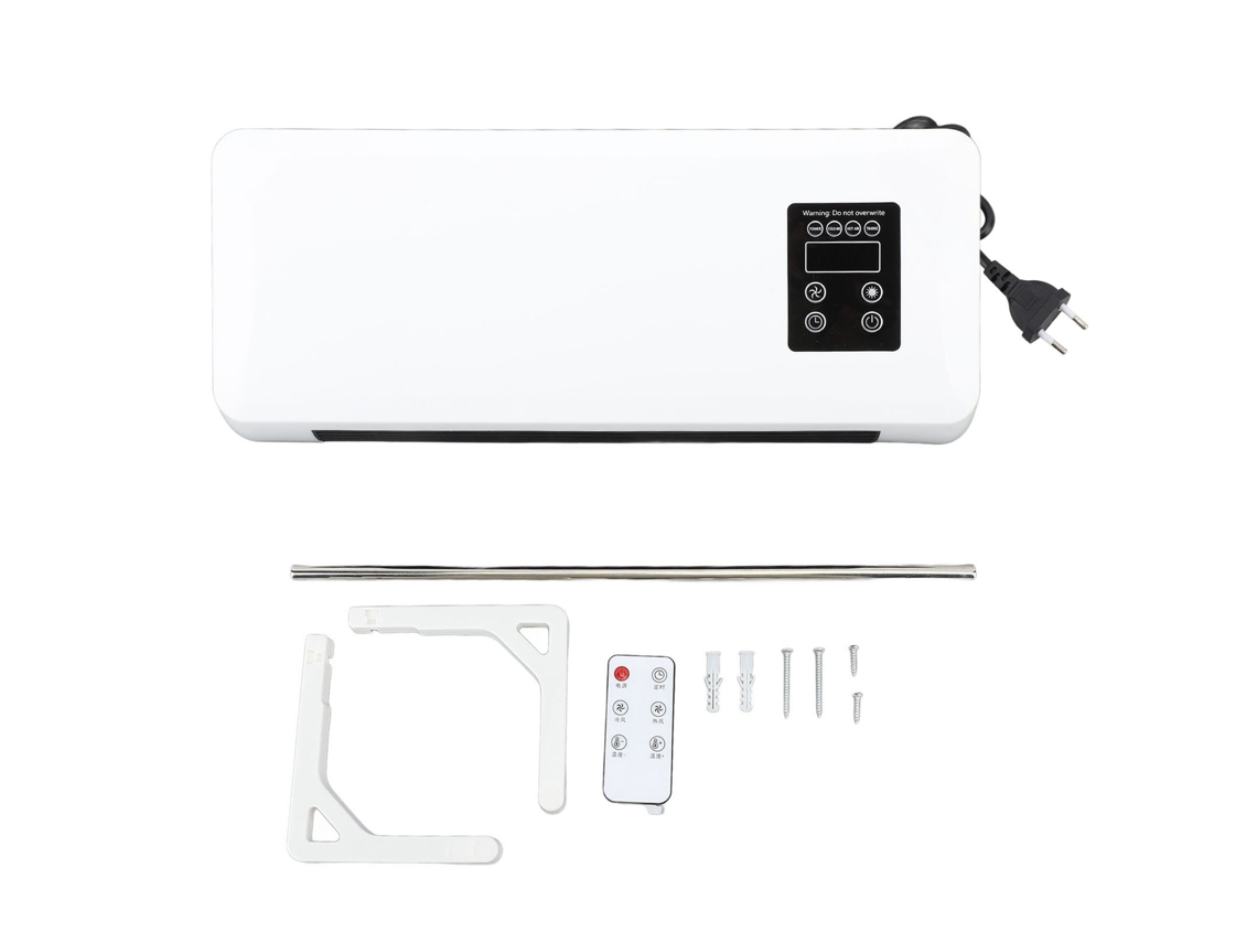 Aquecedor de Parede Elétrico 1500w, Com Secador de Toalhas, Controle Remoto, Banheiro, Quarto, 220v | S/MARCA