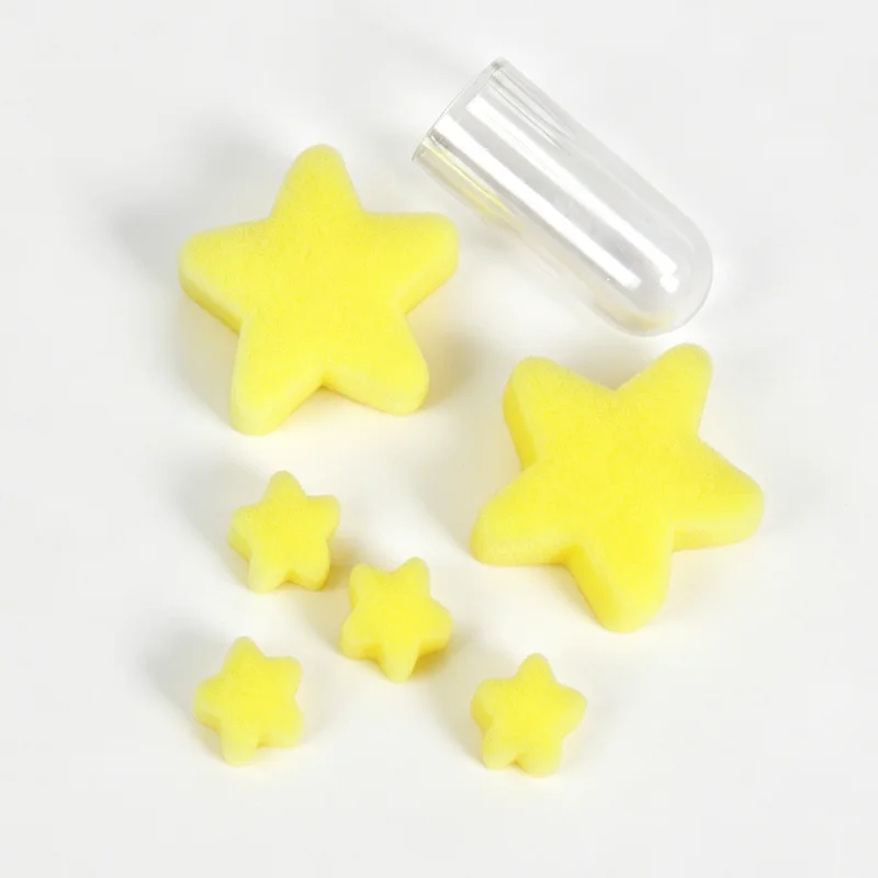(amarelo) Cápsula Do Tempo Esponja Estrela Mágica Adereço