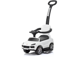 Carro Para Niños Com Guiador 3-em-1 - Porsche Cayenne - 1 A 3 Anos - Branco