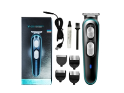 Maquinha De Cortar Cabelo Elétrica Com Ajuste Micro, Alça Ergonômica Usb E 4 Pentes Limitadores Para Homens