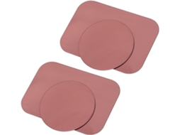 Placas Metálicas Autoadesivas, Rosa Fúcsia