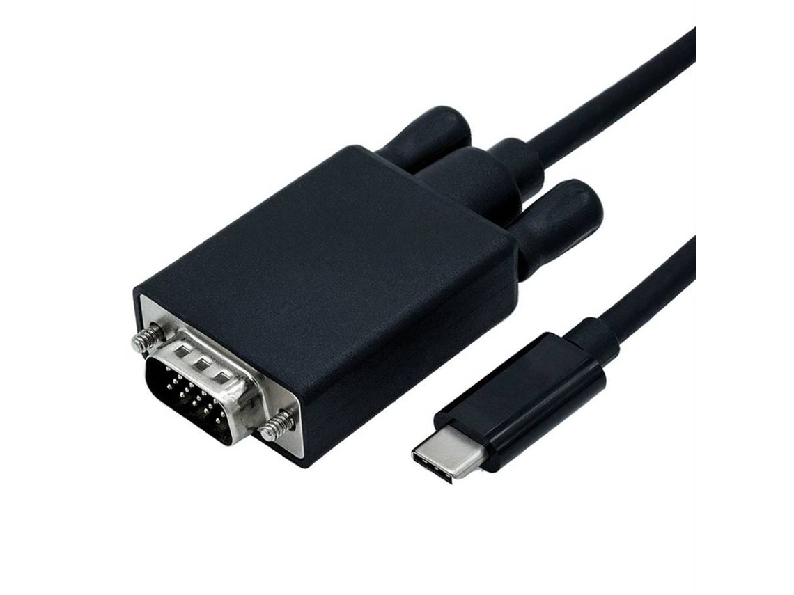 Adaptador ROLINE (Macho/Macho - USB-C - VGA - 1m)