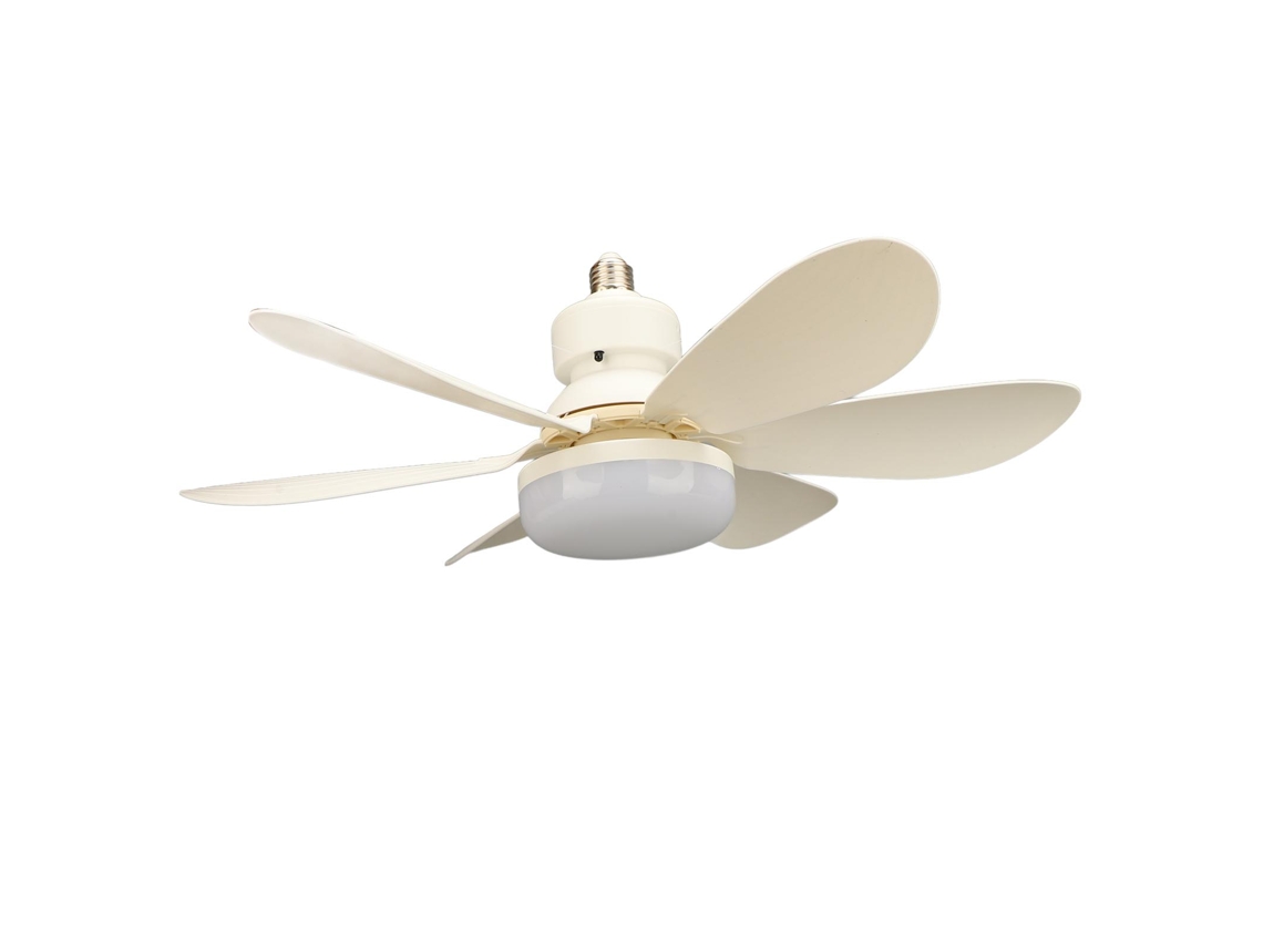 Laxiscreed Kit De Comando Remoto Para Ventilador De Teto Com Luz, 6 Pás E Led Multicolorido