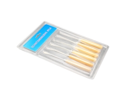 Yuru kit de 6 Talheres de Carpintaria em Madeira Profissional Aço Carbono Endurecido No.45 Ferramenta Manual