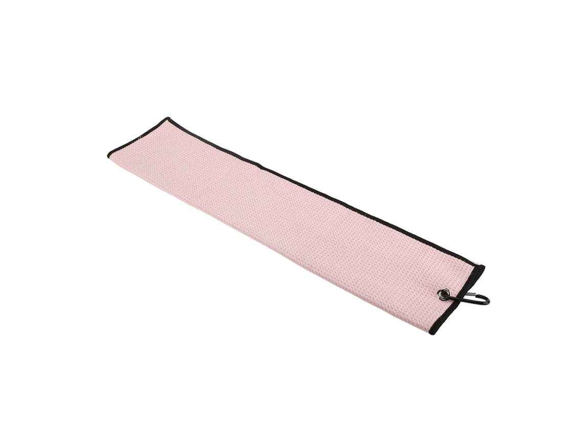 Toalha de Golfe de Microfibra com Padrão Waffle Rosa S/MARCA