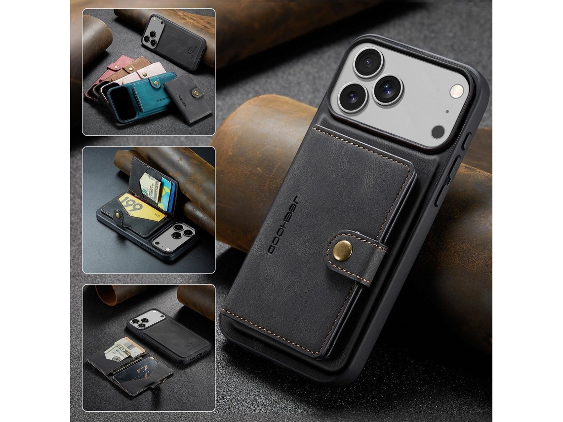 (para Iphone 17) Capa De Celular Fina E Exclusiva Com Suporte E Compartimento Para Cartão