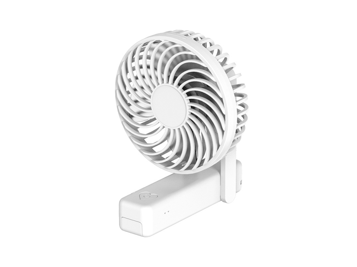 Ventilador de Mão EIFSON Portátil Dobrável 3 Velocidades 1200mahbranco