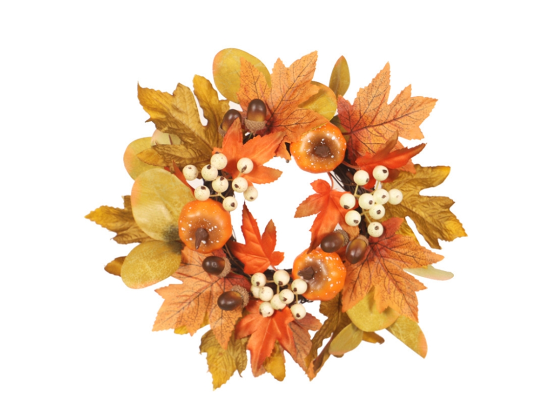 Laxiscreed Vela Decorativa De Outono Com Folha De Ácer E Abóbora Para Decoração De Thanksgiving