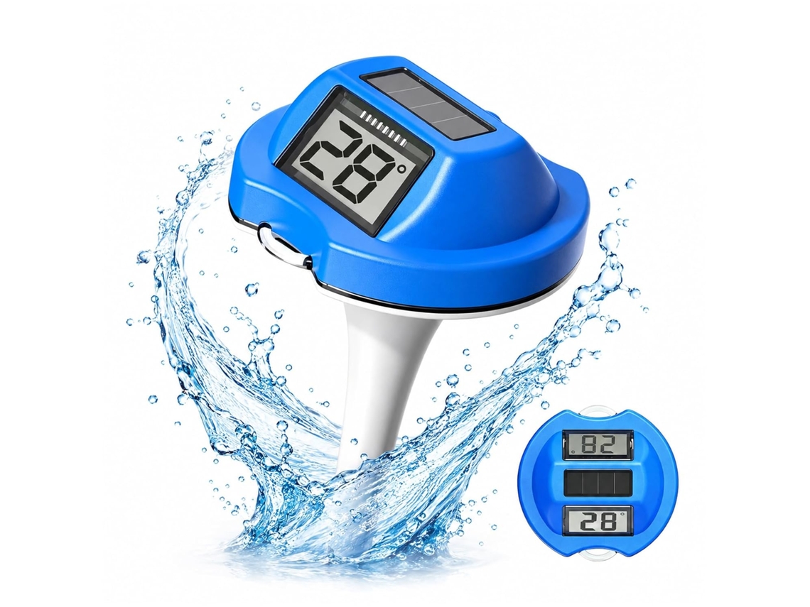 Termómetro Solar Para Piscina Com Visor De Dupla Face – Flutuante – Para Spas