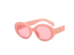 Óculos de Sol Feminino com Proteção Uv Advanced Sense Óculos de Sol Feminino Óculos de Sol de Marca Grande Rosa