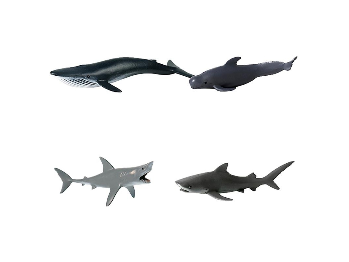 4 Peças De Animais De Brinquedo Marinhos Infantis Allinless