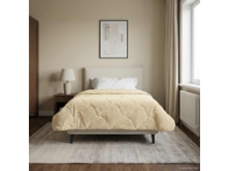 Vidaxl Duvet De Ano Inteiro Colchonete Creme 140 X 220 Cm