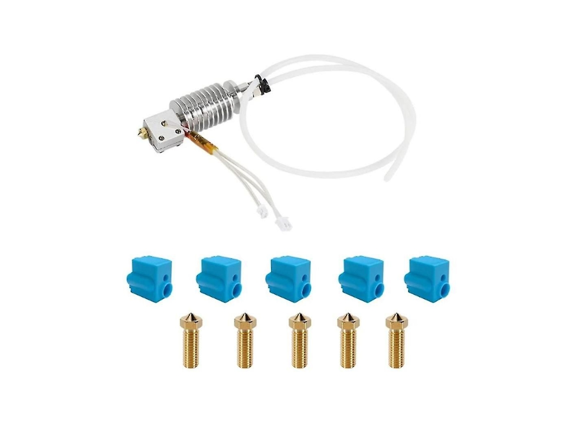 Kit Hotend Para Vyper, Kit Hotend Montado Para Impressora 3d Com 5 Capas De Silicone E Bicos Para Vyper