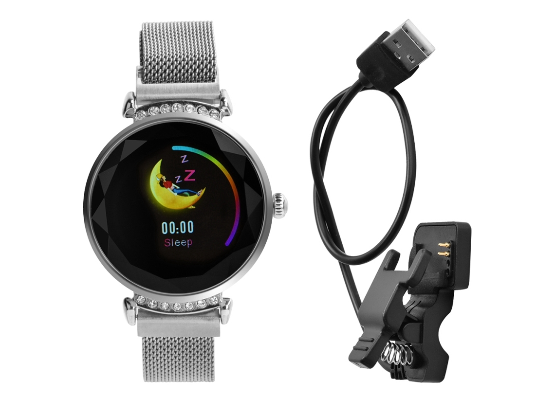 Pulseira Inteligente EOOCOO com Monitor de Frequência e Pressão