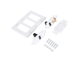 Laxiscreed Painel De Estilo Americano Com Escova, Usb 3.0, Hdmi E 3rca, Compatível Com Padrões Americanos Para Casa