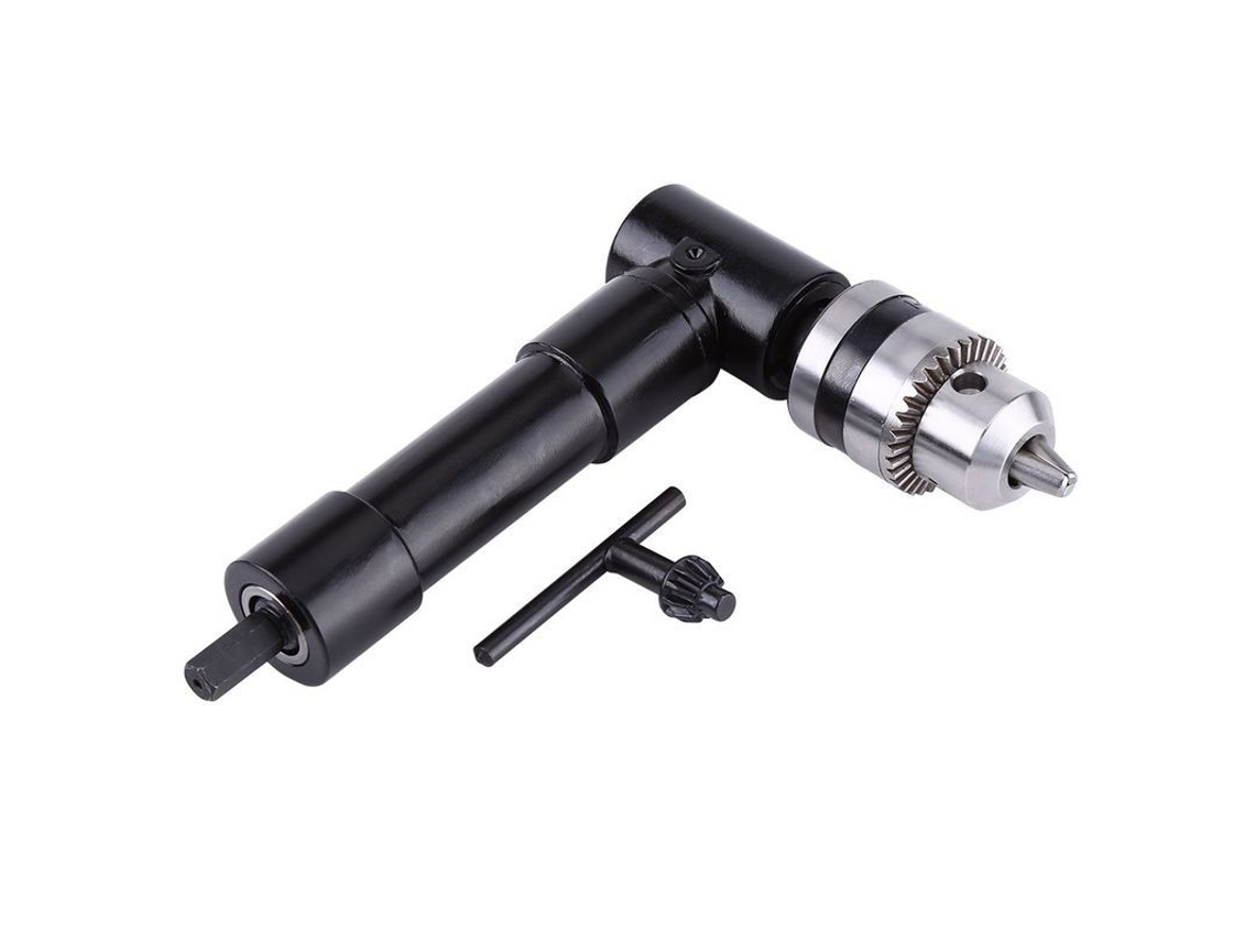2026 conector de Ângulo Retto para Furadeira Elétrica, Mandril Autoapertável 8mm, 1 10mm, 25n.m, 1500rpm