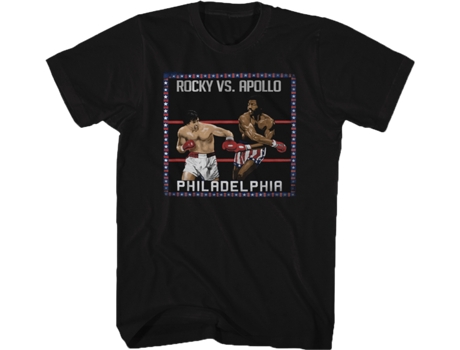 T-Shirt Unissexo DEEPSTONE Superfight Rocky Preto L